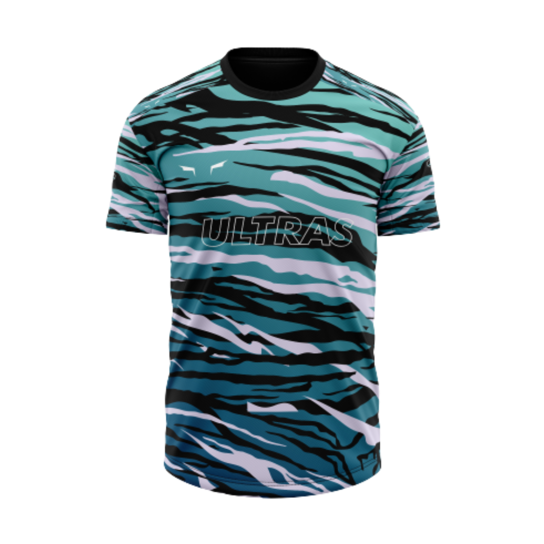 Ultras - Blue Reactive Custom Football Jersey