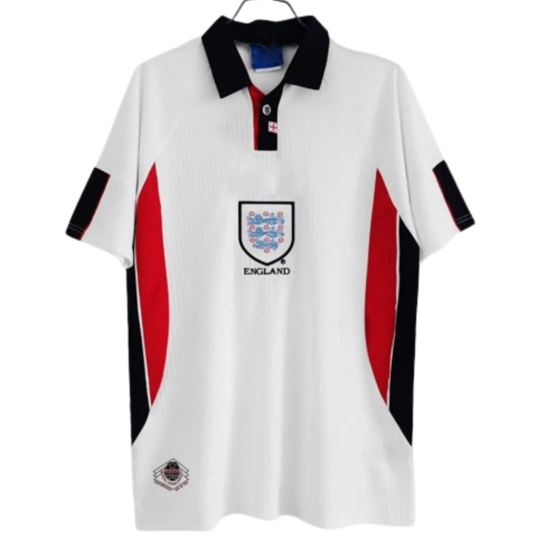 England 1998 Home Retro Half Sleeve Football Jersey
