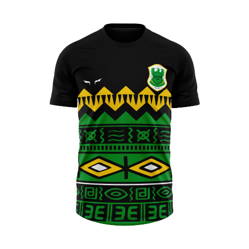 Ultras - Jamaica Black Tribal Custom Football Jersey